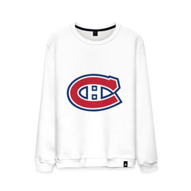 Мужской свитшот хлопок с принтом Montreal Canadiens , 100% хлопок |  | montreal canadiens | канадская хоккейная лига | монтреал | нхл | хокей | хоккей