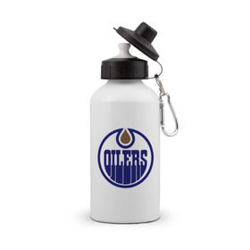 Бутылка спортивная с принтом Edmonton Oilers , металл | емкость — 500 мл, в комплекте две пластиковые крышки и карабин для крепления | Тематика изображения на принте: edmonton oilers | nhl | нхл | хокей | хоккей | эдмонтон ойлерс