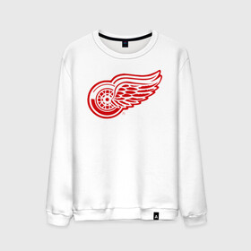 Мужской свитшот хлопок с принтом Detroit Red Wings , 100% хлопок |  | Тематика изображения на принте: hockey | nhl | лига | нхл | хокей | хоккей | хоккейная лига