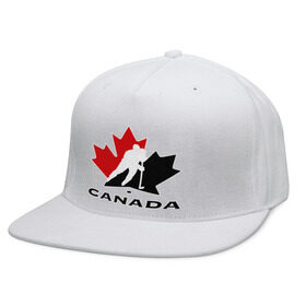 Кепка снепбек с прямым козырьком с принтом Canada , хлопок 100% |  | Тематика изображения на принте: canada | hockey | nhl | канада | лига | нхл | хокей | хокейнаялига | хоккей | хоккейная лига