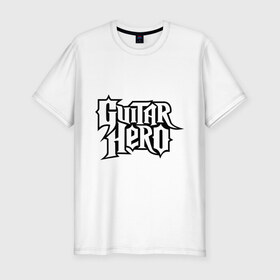 Мужская футболка премиум с принтом Guitar Hero , 92% хлопок, 8% лайкра | приталенный силуэт, круглый вырез ворота, длина до линии бедра, короткий рукав | 