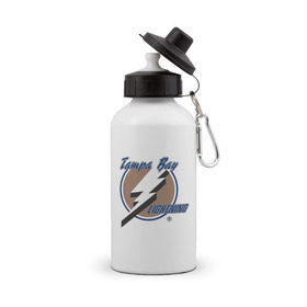 Бутылка спортивная с принтом Tampa Bay , металл | емкость — 500 мл, в комплекте две пластиковые крышки и карабин для крепления | hockey | nhl | tampa bay | национальная лига | нхл | тампа бэй | хокей | хоккей