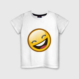 Детская футболка хлопок с принтом Emoticons tonygines (1) , 100% хлопок | круглый вырез горловины, полуприлегающий силуэт, длина до линии бедер | Тематика изображения на принте: 