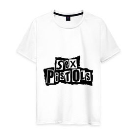 Мужская футболка хлопок с принтом Sex Pistols , 100% хлопок | прямой крой, круглый вырез горловины, длина до линии бедер, слегка спущенное плечо. | metall | punk | rock | метал | металл | панк | панк рок | рок