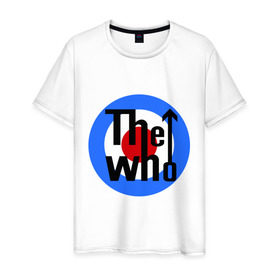 Мужская футболка хлопок с принтом The Who , 100% хлопок | прямой крой, круглый вырез горловины, длина до линии бедер, слегка спущенное плечо. | rock