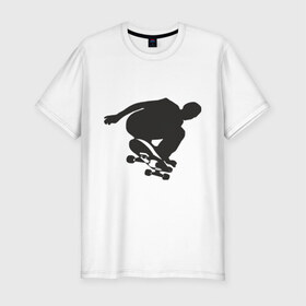 Мужская футболка премиум с принтом Skater (2) , 92% хлопок, 8% лайкра | приталенный силуэт, круглый вырез ворота, длина до линии бедра, короткий рукав | 