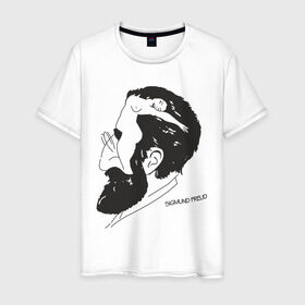 Мужская футболка хлопок с принтом Портрет Зигмунда Фрейда , 100% хлопок | прямой крой, круглый вырез горловины, длина до линии бедер, слегка спущенное плечо. | зигмунд фрейд | знаменитость | знаменитые личности | психология
