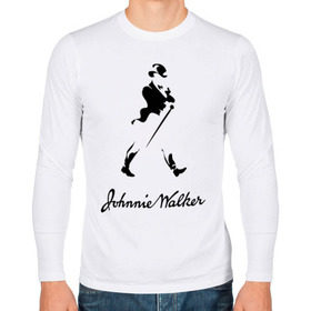 Мужской лонгслив хлопок с принтом Johnnie Walker (2) , 100% хлопок |  | Тематика изображения на принте: johnnie walker | бар | бармен | виски | джонни уокер