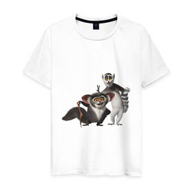 Мужская футболка хлопок с принтом Мадагаскар (11) , 100% хлопок | прямой крой, круглый вырез горловины, длина до линии бедер, слегка спущенное плечо. | 
