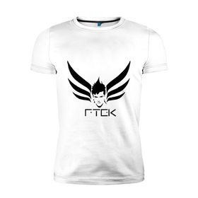Мужская футболка премиум с принтом Tecktonik RTEK , 92% хлопок, 8% лайкра | приталенный силуэт, круглый вырез ворота, длина до линии бедра, короткий рукав | 