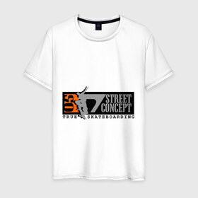 Мужская футболка хлопок с принтом Street concept (2) , 100% хлопок | прямой крой, круглый вырез горловины, длина до линии бедер, слегка спущенное плечо. | 