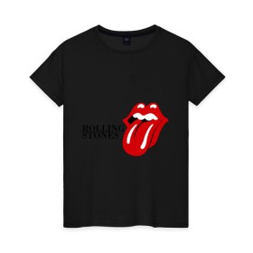 Женская футболка хлопок с принтом Rolling stones , 100% хлопок | прямой крой, круглый вырез горловины, длина до линии бедер, слегка спущенное плечо | heavy metal | metal | muse | rock | trash metal | альтернатива | квартет | лица | метал | рок | рок группа | рок группы | ролинг | роллинг | рот | стоунз | стоунс | трэш метал | хеви метал | язык