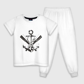 Детская пижама хлопок с принтом Pirats (2) , 100% хлопок |  брюки и футболка прямого кроя, без карманов, на брюках мягкая резинка на поясе и по низу штанин
 | Тематика изображения на принте: пират
