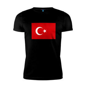 Мужская футболка премиум с принтом Turkey (2) , 92% хлопок, 8% лайкра | приталенный силуэт, круглый вырез ворота, длина до линии бедра, короткий рукав | turkey | алания | анталья | белек | отдых в турции | отпуск в турции | турецкий флаг | турция | флаг турции
