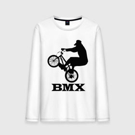 Мужской лонгслив хлопок с принтом BMX (3) , 100% хлопок |  | bmx | бмх | велик | вело | велосипед | велосипедист | велоспорт | райдер | фрирайд | экстремальный спорт | экстрим