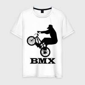 Мужская футболка хлопок с принтом BMX (3) , 100% хлопок | прямой крой, круглый вырез горловины, длина до линии бедер, слегка спущенное плечо. | bmx | бмх | велик | вело | велосипед | велосипедист | велоспорт | райдер | фрирайд | экстремальный спорт | экстрим