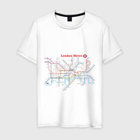 Мужская футболка хлопок с принтом London metro , 100% хлопок | прямой крой, круглый вырез горловины, длина до линии бедер, слегка спущенное плечо. | london | london metro | metro | карта метро | карта метро лондона | лондон метро | лондонский метрополитен | лондонское метро | метро | метро в лондоне | метро лондона | метрополитен лондона