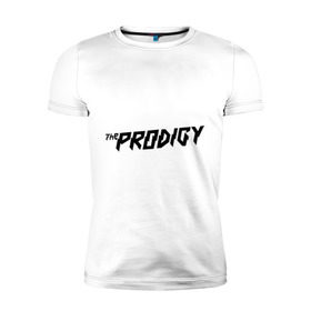 Мужская футболка премиум с принтом The Prodigy логотип , 92% хлопок, 8% лайкра | приталенный силуэт, круглый вырез ворота, длина до линии бедра, короткий рукав | heavy рок | metal | rock | trash | продиджи | продижи | трэш | хеви метал