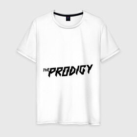 Мужская футболка хлопок с принтом The Prodigy логотип , 100% хлопок | прямой крой, круглый вырез горловины, длина до линии бедер, слегка спущенное плечо. | Тематика изображения на принте: heavy рок | metal | rock | trash | продиджи | продижи | трэш | хеви метал