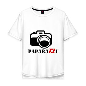 Мужская футболка хлопок Oversize с принтом Paparazzi , 100% хлопок | свободный крой, круглый ворот, “спинка” длиннее передней части | кадр | камера | папараци | папарацци | папараццифотограф | пленка | снимать | снимок | съемка | фото