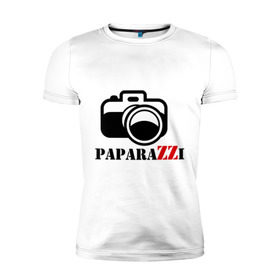 Мужская футболка премиум с принтом Paparazzi , 92% хлопок, 8% лайкра | приталенный силуэт, круглый вырез ворота, длина до линии бедра, короткий рукав | кадр | камера | папараци | папарацци | папараццифотограф | пленка | снимать | снимок | съемка | фото