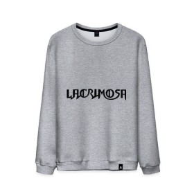 Мужской свитшот хлопок с принтом Lacrimosa логотип , 100% хлопок |  | Тематика изображения на принте: lacrimosa | lacrimosa лого | надпись lacrimosa | панк | рок