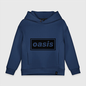 Детское худи Oversize хлопок с принтом Oasis логотип , френч-терри — 70% хлопок, 30% полиэстер. Мягкий теплый начес внутри —100% хлопок | боковые карманы, эластичные манжеты и нижняя кромка, капюшон на магнитной кнопке | metal | oasis | лого | лого oasis | метал | символика oasis | эмблема  oasis