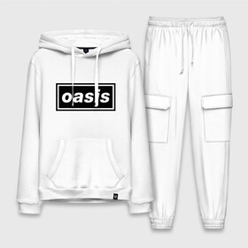 Мужской костюм хлопок с толстовкой с принтом Oasis логотип ,  |  | Тематика изображения на принте: metal | oasis | лого | лого oasis | метал | символика oasis | эмблема  oasis