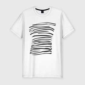 Мужская футболка премиум с принтом Зебра (2) , 92% хлопок, 8% лайкра | приталенный силуэт, круглый вырез ворота, длина до линии бедра, короткий рукав | africa | safari | zebra | животные | зебра | сафари