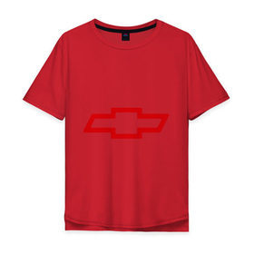 Мужская футболка хлопок Oversize с принтом Chevrolett Logo , 100% хлопок | свободный крой, круглый ворот, “спинка” длиннее передней части | chevrolett | авто | автомобили | автомобиль | бренд | бренды | логотип | шевроле