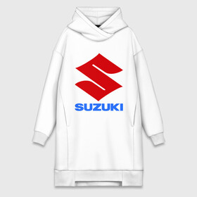 Платье-худи хлопок с принтом Suzuki ,  |  | suzuki | авто | автомобили | автомобиль | бренд | бренды | логотип | машины | сузуки | тачки