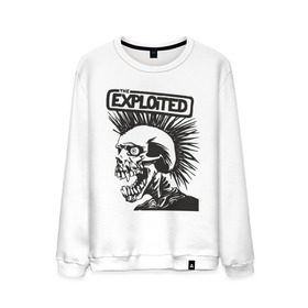 Мужской свитшот хлопок с принтом Exploited , 100% хлопок |  | exploid | hardcore | punk | rock | панк | рок | рок группы | хард