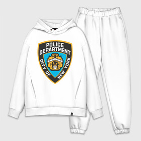 Мужской костюм хлопок OVERSIZE с принтом N.Y.P.D. ,  |  | new york | nypd | police | police department | нью йорк