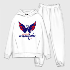 Мужской костюм хлопок OVERSIZE с принтом Овечкин (Washington Capitals) ,  |  | национальная хоккейная лига | нхл