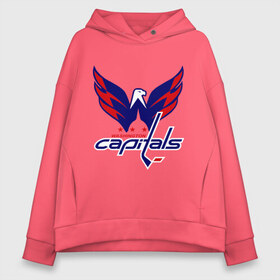 Женское худи Oversize хлопок с принтом Овечкин (Washington Capitals) , френч-терри — 70% хлопок, 30% полиэстер. Мягкий теплый начес внутри —100% хлопок | боковые карманы, эластичные манжеты и нижняя кромка, капюшон на магнитной кнопке | национальная хоккейная лига | нхл