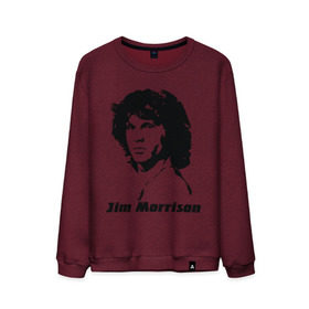 Мужской свитшот хлопок с принтом Jim Morrison , 100% хлопок |  | Тематика изображения на принте: morrison | джим морисон | лицо jim morrison | лицо джима морисона | морисон