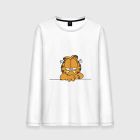 Мужской лонгслив хлопок с принтом Гарфилд (6) , 100% хлопок |  | garfield | гарфилд