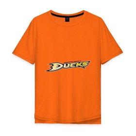 Мужская футболка хлопок Oversize с принтом Anaheim Ducks Selanne , 100% хлопок | свободный крой, круглый ворот, “спинка” длиннее передней части | Тематика изображения на принте: anaheim ducks | nxl | калифорния | нацинальная лига | нхл | сша | хокей | хоккей