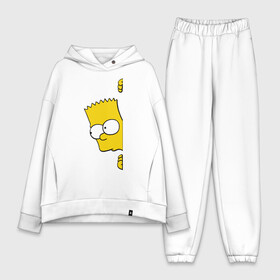 Женский костюм хлопок Oversize с принтом Bart Simpson (3) ,  |  | гомер