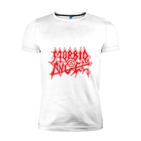 Мужская футболка премиум с принтом Morbid Angel , 92% хлопок, 8% лайкра | приталенный силуэт, круглый вырез ворота, длина до линии бедра, короткий рукав | death metal