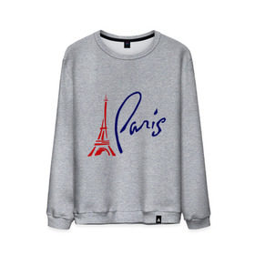 Мужской свитшот хлопок с принтом Paris (3) , 100% хлопок |  | france | paris | европа | париж | франция | французский | эйфелева башня