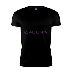 Мужская футболка премиум с принтом Acura , 92% хлопок, 8% лайкра | приталенный силуэт, круглый вырез ворота, длина до линии бедра, короткий рукав | Тематика изображения на принте: 
