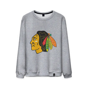 Мужской свитшот хлопок с принтом Chicago Blackhawks , 100% хлопок |  | blackhawks | chicago | chicago blackhawks | hockey | nhl | нхл | хоккей | хоккейная лига | хоккейная лига чикаго | чикаго блэкхоукс | чикаго хоккей