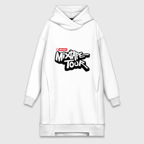 Платье-худи хлопок с принтом AND1 Mixtape tour ,  |  | mixtape tour | баскетбольный тур | микстейп тур