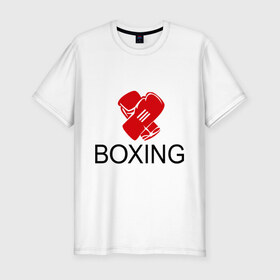 Мужская футболка премиум с принтом Boxing (2) , 92% хлопок, 8% лайкра | приталенный силуэт, круглый вырез ворота, длина до линии бедра, короткий рукав | емельяненко