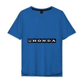 Мужская футболка хлопок Oversize с принтом HondaDromBanda (1) , 100% хлопок | свободный крой, круглый ворот, “спинка” длиннее передней части | honda drom banda | банда | хонда