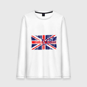 Мужской лонгслив хлопок с принтом England Urban flag , 100% хлопок |  | 5262 | england | gb | uk | urban style | англия | британия | британский флаг | великобритания | флаги