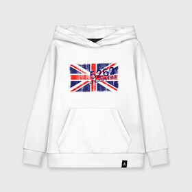 Детская толстовка хлопок с принтом England Urban flag , 100% хлопок | Круглый горловой вырез, эластичные манжеты, пояс, капюшен | 5262 | england | gb | uk | urban style | англия | британия | британский флаг | великобритания | флаги