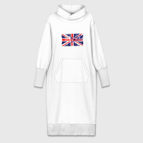 Платье удлиненное хлопок с принтом England Urban flag ,  |  | 5262 | england | gb | uk | urban style | англия | британия | британский флаг | великобритания | флаги