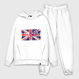 Мужской костюм хлопок OVERSIZE с принтом England Urban flag ,  |  | Тематика изображения на принте: 5262 | england | gb | uk | urban style | англия | британия | британский флаг | великобритания | флаги